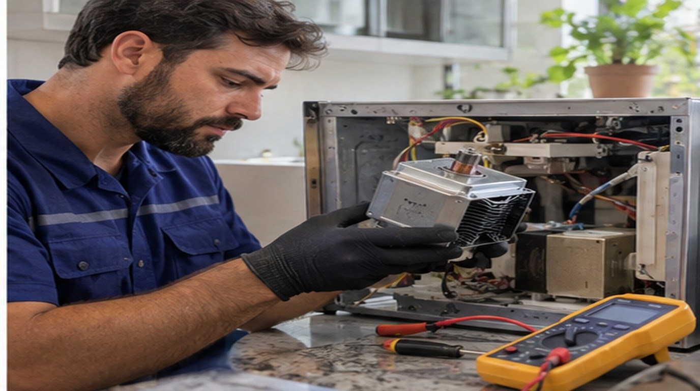 Conserto de micro-ondas em Montes Claros‑MG: troca do magnetron